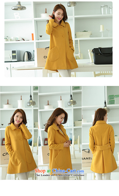 Highlight the language of autumn and winter 2015 position the new Korean version of large numbers of female graphics thin long in Sau San lapel a wool coat gross wind jacket? purple M picture, prices, brand platters! The elections are supplied in the national character of distribution, so action, buy now enjoy more preferential! As soon as possible.