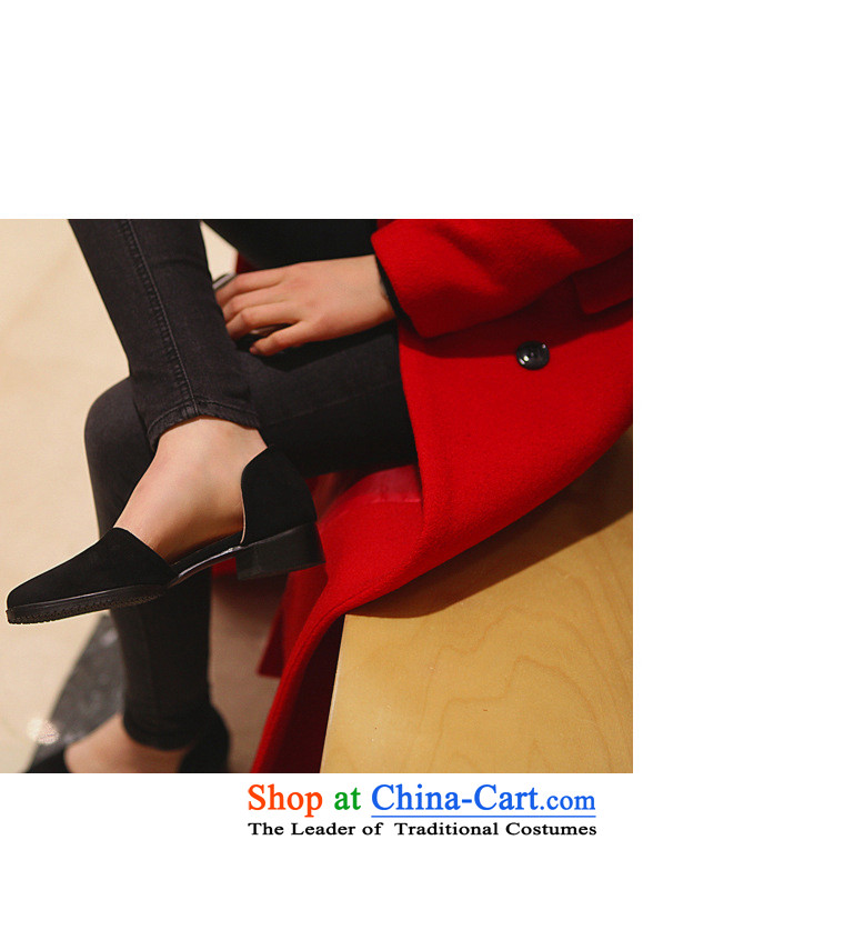 Connie Deer 2015 Addis Ababa autumn and winter load new ultra long a wool coat temperament was too long, thick Sau San Mao jacket? female Laptop red S picture, prices, brand platters! The elections are supplied in the national character of distribution, so action, buy now enjoy more preferential! As soon as possible.