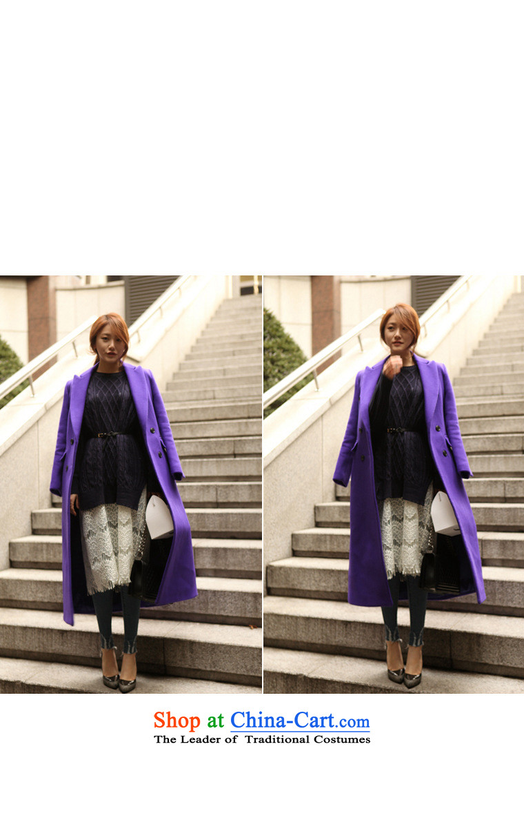 Connie Deer 2015 Addis Ababa autumn and winter load new ultra long a wool coat temperament was too long, thick Sau San Mao jacket? female Laptop red S picture, prices, brand platters! The elections are supplied in the national character of distribution, so action, buy now enjoy more preferential! As soon as possible.