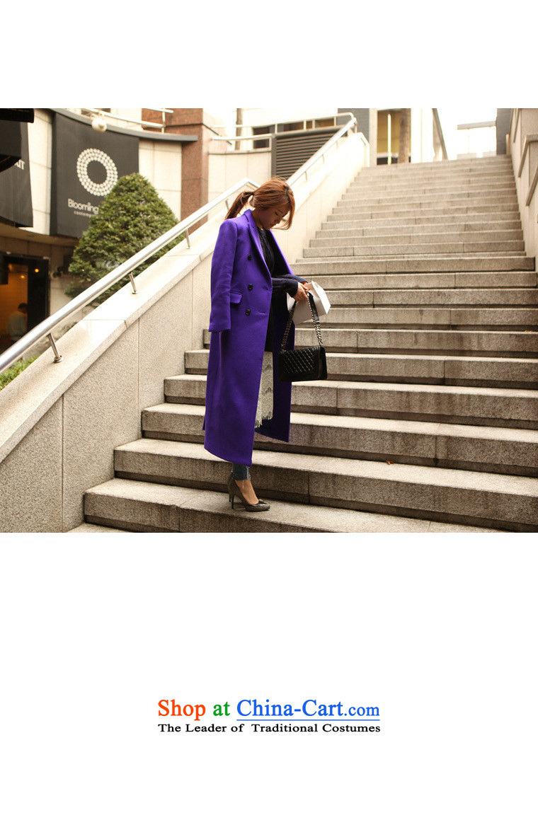 Connie Deer 2015 Addis Ababa autumn and winter load new ultra long a wool coat temperament was too long, thick Sau San Mao jacket? female Laptop red S picture, prices, brand platters! The elections are supplied in the national character of distribution, so action, buy now enjoy more preferential! As soon as possible.