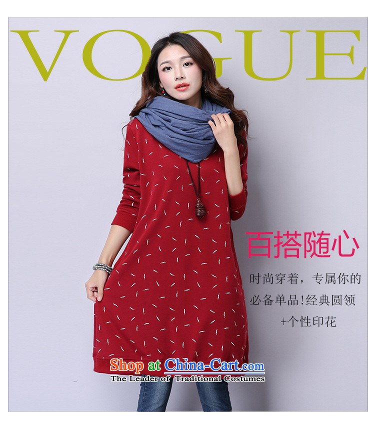 2015 Autumn and Winter Korea MEISUDI version of large numbers of ladies loose video thin plus lint-free, forming the thick stamp leisure wild long-sleeved black skirt XXL picture, prices, brand platters! The elections are supplied in the national character of distribution, so action, buy now enjoy more preferential! As soon as possible.