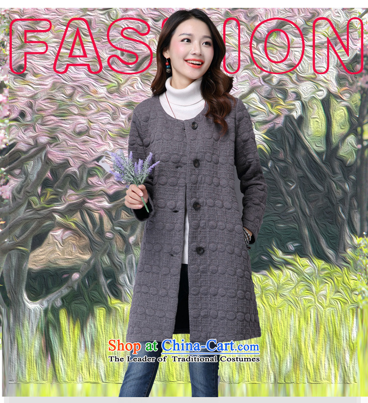 2015 Autumn and Winter Korea MEISUDI version of large numbers of ladies literary and artistic temperament clip cotton fan cardigan in long loose video thin wild jacket Black XL Photo, prices, brand platters! The elections are supplied in the national character of distribution, so action, buy now enjoy more preferential! As soon as possible.