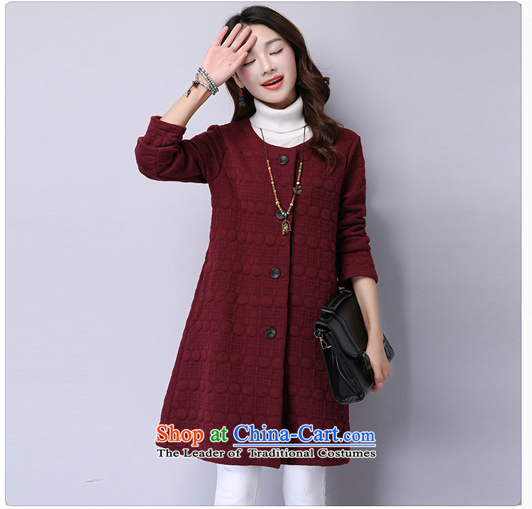2015 Autumn and Winter Korea MEISUDI version of large numbers of ladies literary and artistic temperament clip cotton fan cardigan in long loose video thin wild jacket Black XL Photo, prices, brand platters! The elections are supplied in the national character of distribution, so action, buy now enjoy more preferential! As soon as possible.