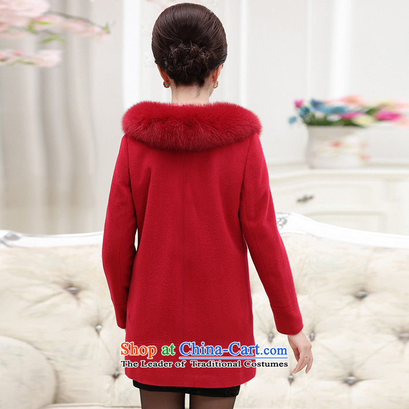 Hirano 2015 autumn and winter coats gross New girl? Long Korean cashmere overcoat PY-1597? orange L/170, Hirano (pingye) , , , shopping on the Internet