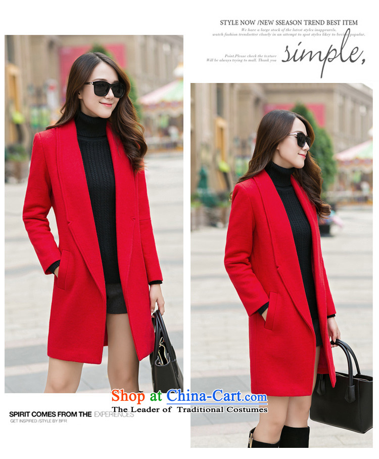Ms Audrey EU's 2015 romantic Connie autumn and winter coats gross new? Korean video in thin long Sau San, a female Red M picture jacket, prices, brand platters! The elections are supplied in the national character of distribution, so action, buy now enjoy more preferential! As soon as possible.