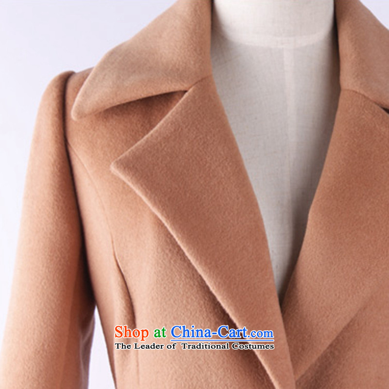Also known for autumn and winter 2015 Western double-side wool coat with a    ?? In coats temperament Long Hoodie T857 sub-ni and Color M, known repute color (color) , , , shopping on the Internet