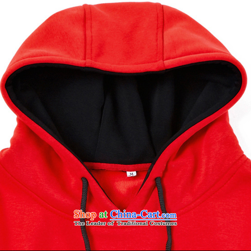 1503#2015 autumn and winter new products in women's long-sleeve sweater three piece of the sportswear large red M Cheuk-yan Yi Yan Shopping on the Internet has been pressed.