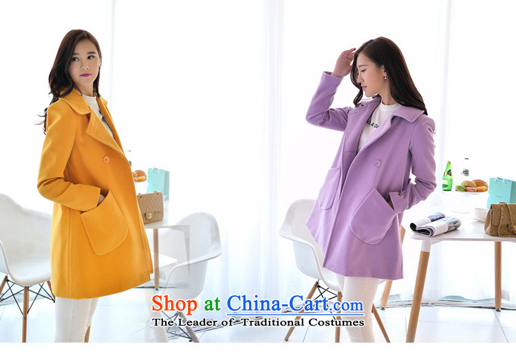 Buck Mulligan Ah ning for winter 2015 new gross? female Korean coats wild? jacket female 8,019 ex yellow L photo, prices, brand platters! The elections are supplied in the national character of distribution, so action, buy now enjoy more preferential! As soon as possible.