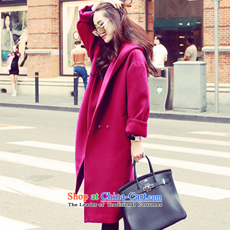West small winter 2015 new large graphics thin coat in long cap coats female dy00009 gross? mauve M west small shopping on the Internet has been pressed.