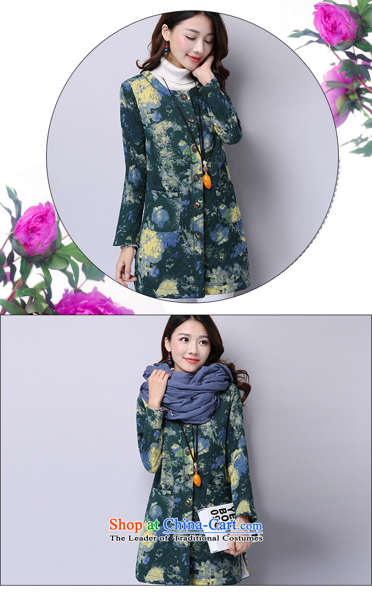 2015 Autumn and Winter Korea MEISUDI version of large numbers of female add warm art waffle-bum suit in long pocket video thin cardigan jacket green M picture, prices, brand platters! The elections are supplied in the national character of distribution, so action, buy now enjoy more preferential! As soon as possible.