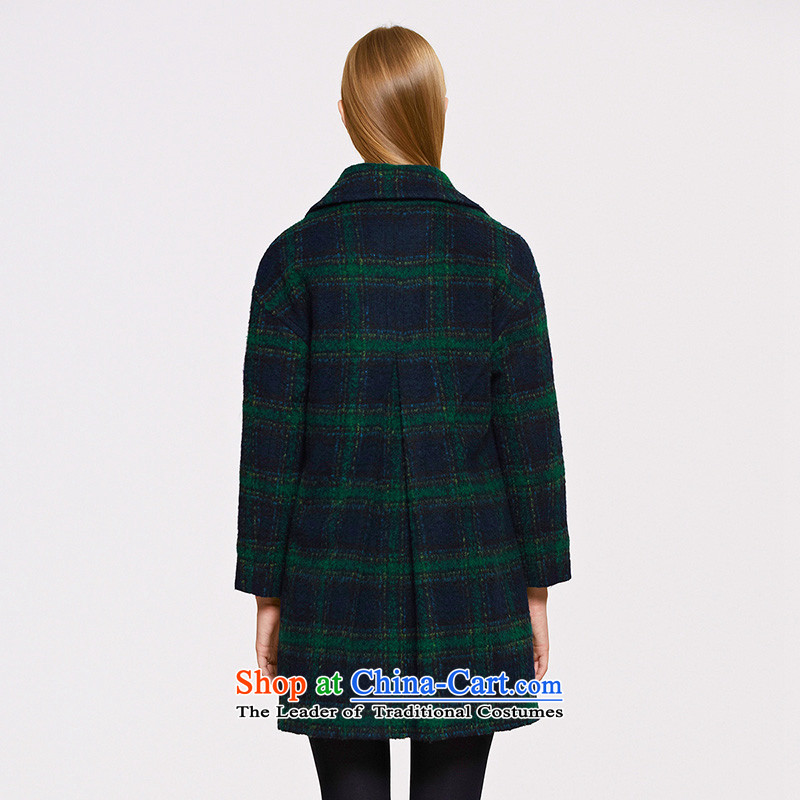 The OSA EURO 2015 Winter New Windsor, double-suits for gross Ms. Jacket coat SD514002? Blue Green Grid S, Europe (O.SA) , , , shopping on the Internet