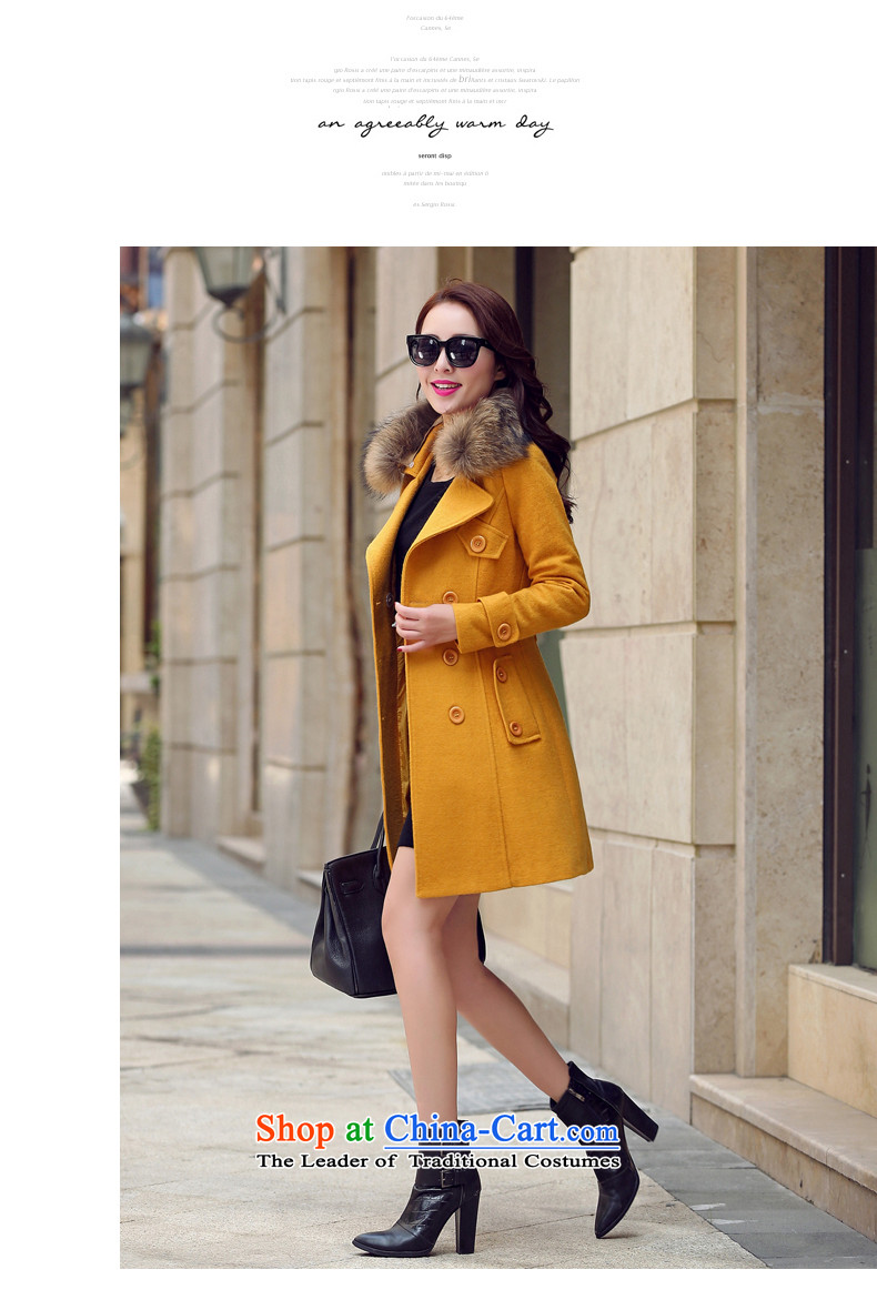 The paradise for winter 2015 new product version won stylish nagymaros gross for Sau San?? yellow jacket coat gross S picture, prices, brand platters! The elections are supplied in the national character of distribution, so action, buy now enjoy more preferential! As soon as possible.
