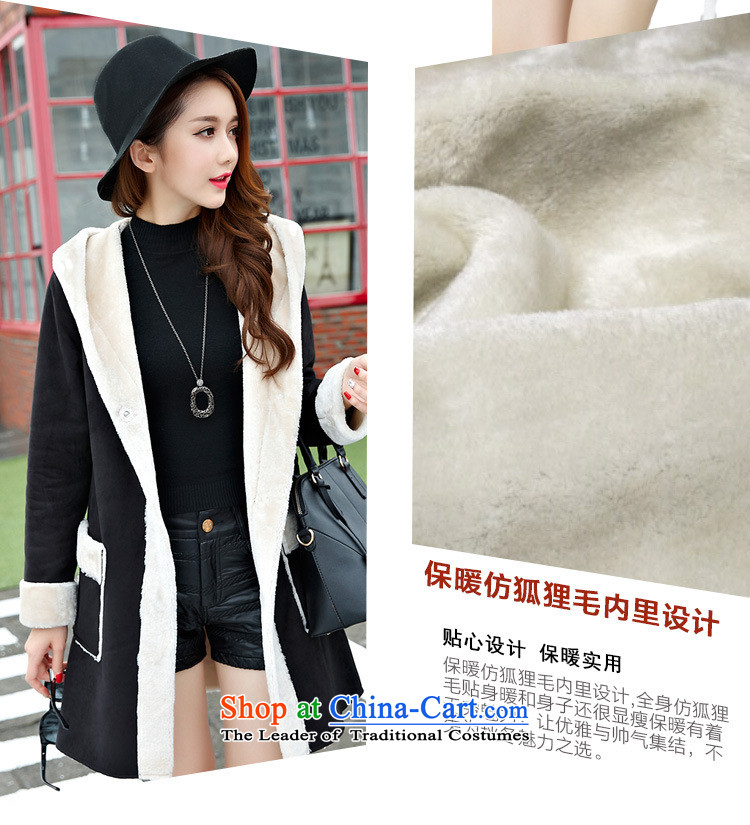 Morning to 2015 autumn and winter large new women's fashion the lint-free thick Fur Imitation Leather Jacket emulation fox gross lint-free, warm jacket black 3XL recommendations seriously pictures, prices of 140-150, brand platters! The elections are supplied in the national character of distribution, so action, buy now enjoy more preferential! As soon as possible.