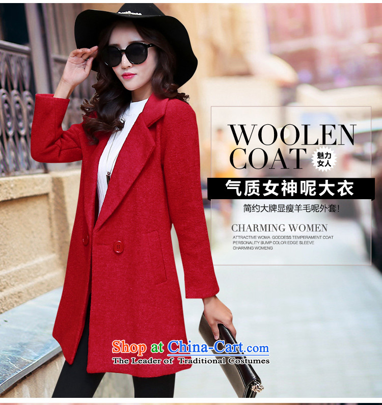 2015 Autumn and winter Zz&ff new Korean fashion, long, thin hair? Graphics Sau San Jacket coat a wool coat female WT5361 GREEN M picture, prices, brand platters! The elections are supplied in the national character of distribution, so action, buy now enjoy more preferential! As soon as possible.