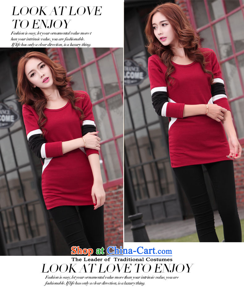 The Gangnam taste large autumn and winter 2015 women to increase leisure wear shirts thick MM200 catty knocked color plus T-shirt-thick female black skirt 3XL recommendations 140-160 characters catty picture, prices, brand platters! The elections are supplied in the national character of distribution, so action, buy now enjoy more preferential! As soon as possible.