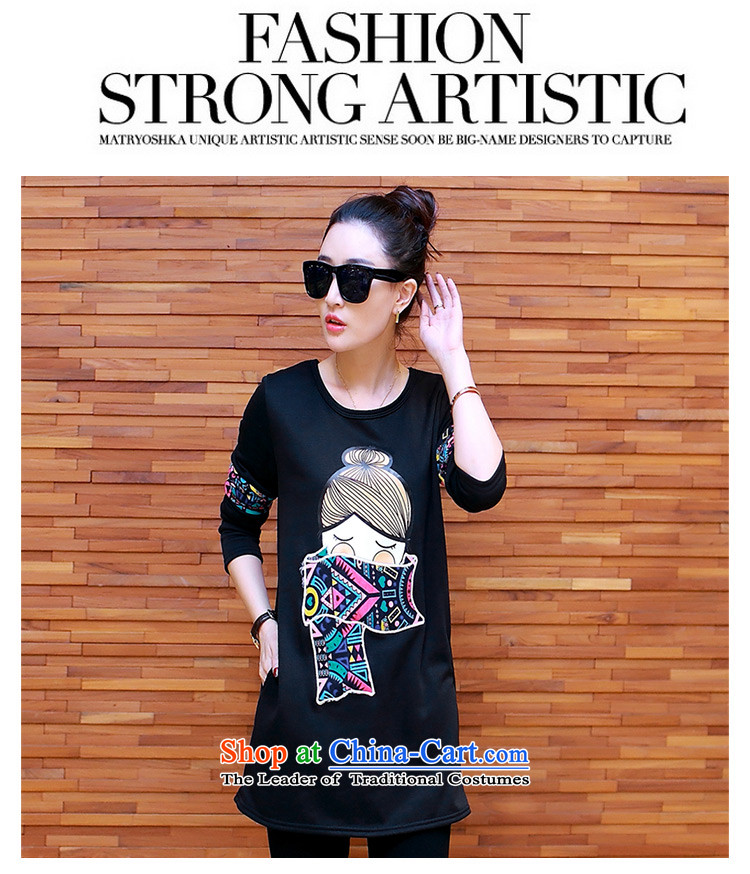 In accordance with the intention to include yi 2015 autumn and winter new larger women in long TEE female plus forming the Netherlands Y372 lint-free thick black XXXL picture, prices, brand platters! The elections are supplied in the national character of distribution, so action, buy now enjoy more preferential! As soon as possible.