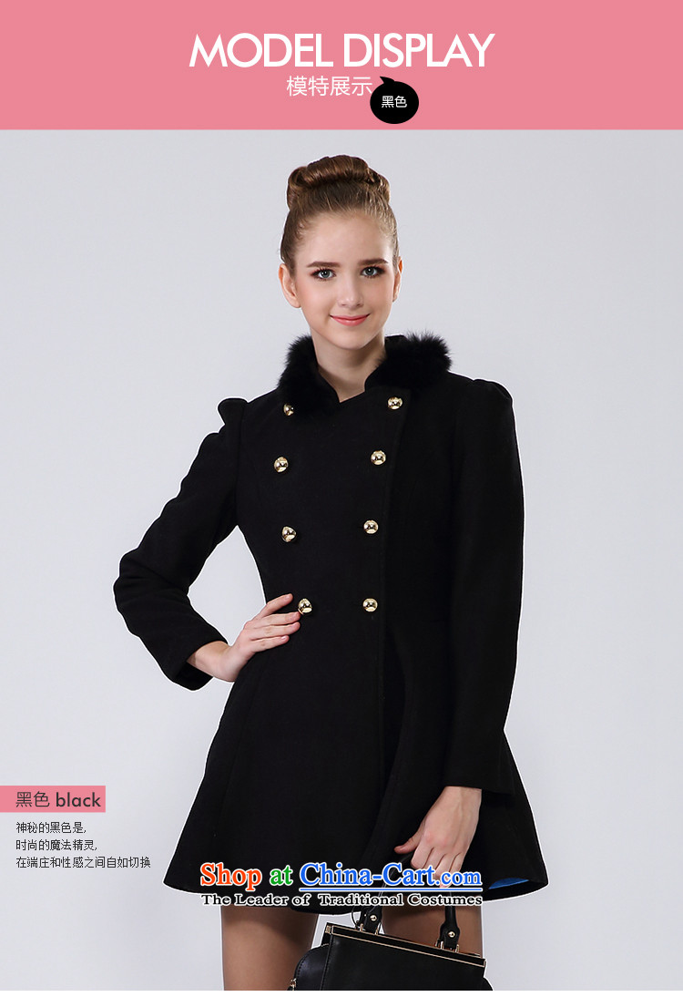 Aida 2015 Winter New Lin elegant fox gross receipts waist hourglass-shaped umbrellas with wool coat jacket female CA34297597? black L picture, prices, brand platters! The elections are supplied in the national character of distribution, so action, buy now enjoy more preferential! As soon as possible.