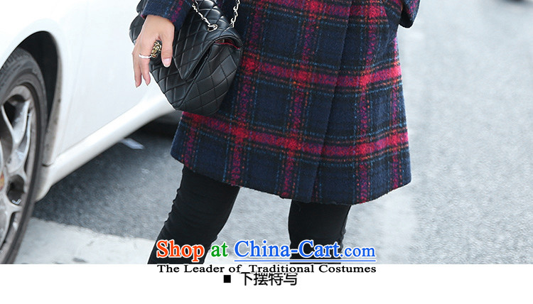 2015 Autumn and winter new ralos gross? coats that long temperament grid long-sleeved jacket is elegant gross women 622 green tartan XXL picture, prices, brand platters! The elections are supplied in the national character of distribution, so action, buy now enjoy more preferential! As soon as possible.