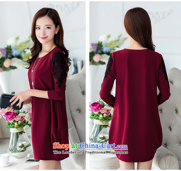In accordance with the intention to include yi 2015 autumn and winter new larger female plus lint-free Thick coated dresses Y444 female wine red XXXXL picture, prices, brand platters! The elections are supplied in the national character of distribution, so action, buy now enjoy more preferential! As soon as possible.