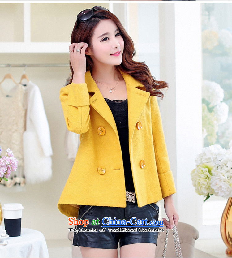 Sin has 2015 autumn and winter new graphics thin hair so Sau San Jacket Korean short, Ms. small jacket double-a wool coat olive M picture, prices, brand platters! The elections are supplied in the national character of distribution, so action, buy now enjoy more preferential! As soon as possible.