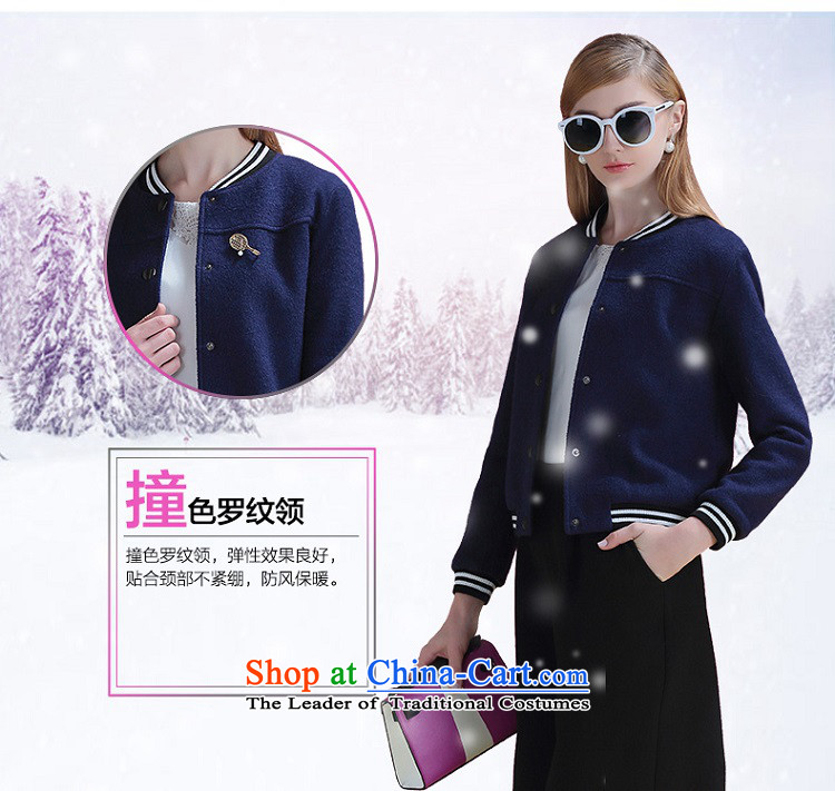 Ms Audrey Eu xivi xin gross? Women 2015 winter coats of new small wind short of Heung-stitching long-sleeved jacket Y554190 detained dark navy M picture, prices, brand platters! The elections are supplied in the national character of distribution, so action, buy now enjoy more preferential! As soon as possible.