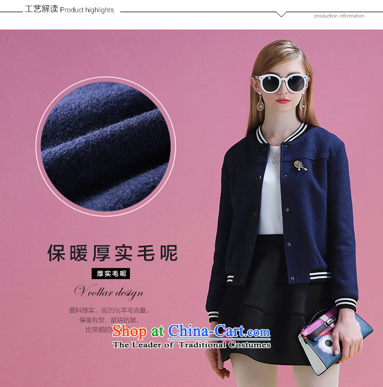 Ms Audrey Eu xivi xin gross? Women 2015 winter coats of new small wind short of Heung-stitching long-sleeved jacket Y554190 detained dark navy M picture, prices, brand platters! The elections are supplied in the national character of distribution, so action, buy now enjoy more preferential! As soon as possible.