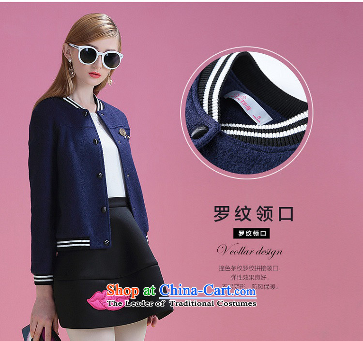 Ms Audrey Eu xivi xin gross? Women 2015 winter coats of new small wind short of Heung-stitching long-sleeved jacket Y554190 detained dark navy M picture, prices, brand platters! The elections are supplied in the national character of distribution, so action, buy now enjoy more preferential! As soon as possible.