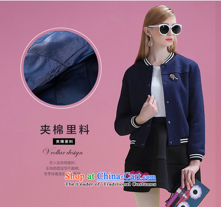 Ms Audrey Eu xivi xin gross? Women 2015 winter coats of new small wind short of Heung-stitching long-sleeved jacket Y554190 detained dark navy M picture, prices, brand platters! The elections are supplied in the national character of distribution, so action, buy now enjoy more preferential! As soon as possible.