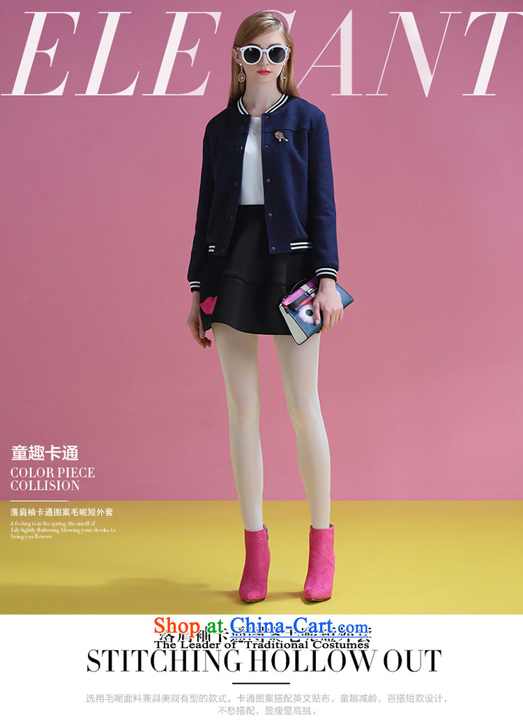 Ms Audrey Eu xivi xin gross? Women 2015 winter coats of new small wind short of Heung-stitching long-sleeved jacket Y554190 detained dark navy M picture, prices, brand platters! The elections are supplied in the national character of distribution, so action, buy now enjoy more preferential! As soon as possible.