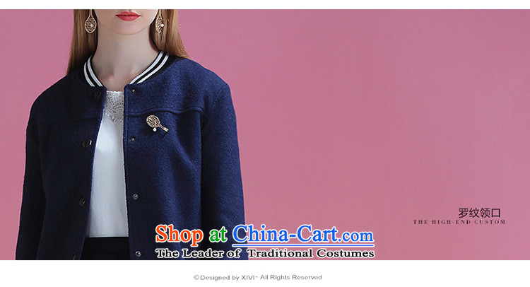 Ms Audrey Eu xivi xin gross? Women 2015 winter coats of new small wind short of Heung-stitching long-sleeved jacket Y554190 detained dark navy M picture, prices, brand platters! The elections are supplied in the national character of distribution, so action, buy now enjoy more preferential! As soon as possible.
