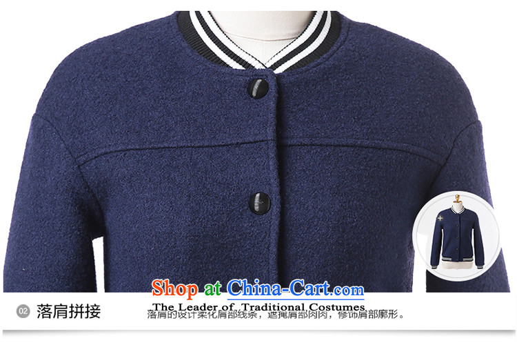 Ms Audrey Eu xivi xin gross? Women 2015 winter coats of new small wind short of Heung-stitching long-sleeved jacket Y554190 detained dark navy M picture, prices, brand platters! The elections are supplied in the national character of distribution, so action, buy now enjoy more preferential! As soon as possible.