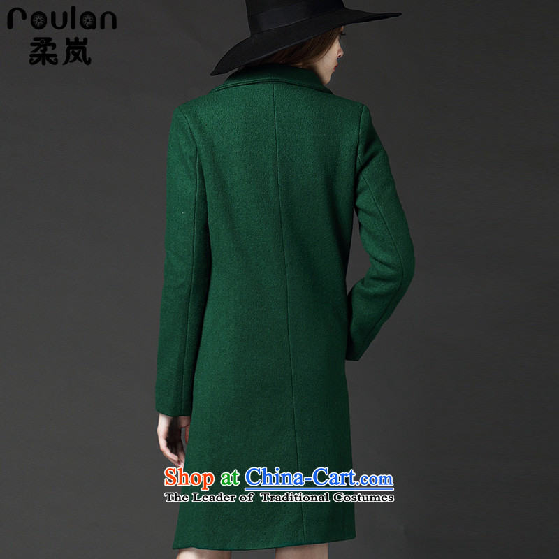 Sophie sponsors to intensify the code women in gross? jacket long 2015 Fall/Winter Collections 200 mm thick people thick catty graphics sub-coats)? Thin women 5212 Green 4XL, Sophie (ROULAN included) , , , shopping on the Internet