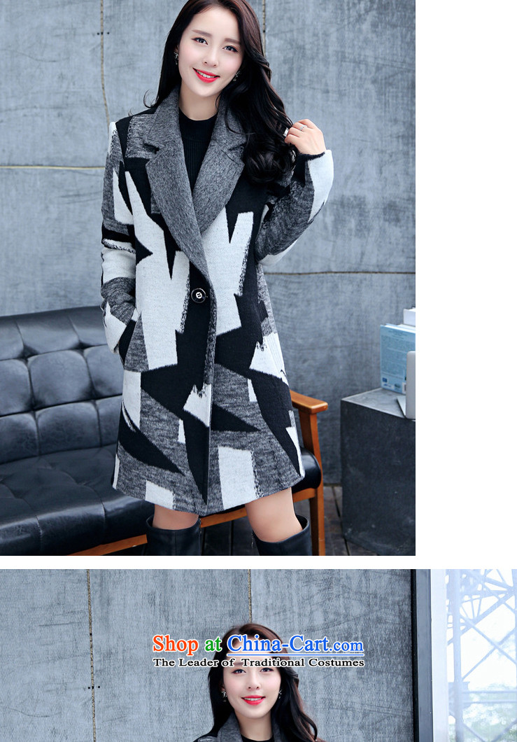 Refreshing gross? autumn and winter coats women 2015 new long hair stylish Women's jacket? 2XL Photo Black and White, prices, brand platters! The elections are supplied in the national character of distribution, so action, buy now enjoy more preferential! As soon as possible.