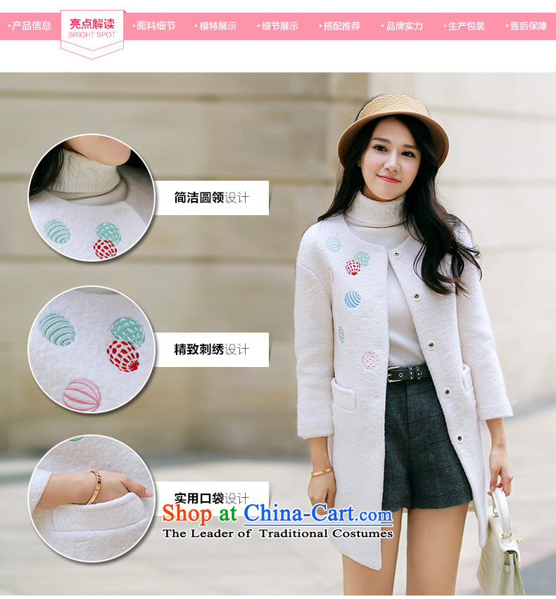 Christy love of autumn and winter 2015 new products are decorated female embroidery gross? a wool coat girl in long shirts 3,091 light all toner L picture, prices, brand platters! The elections are supplied in the national character of distribution, so action, buy now enjoy more preferential! As soon as possible.