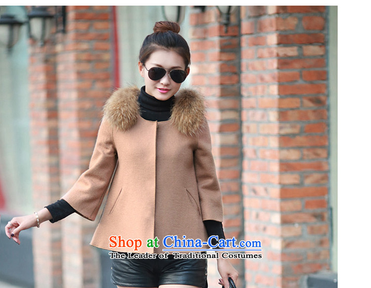 Sin has new winter 2015 female Korean autumn and winter coats gross? female short of wool coat female Red Hair?  M picture, prices, brand platters! The elections are supplied in the national character of distribution, so action, buy now enjoy more preferential! As soon as possible.