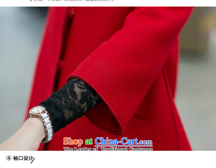 Sin has new winter 2015 female Korean autumn and winter coats gross? female short of wool coat female Red Hair?  M picture, prices, brand platters! The elections are supplied in the national character of distribution, so action, buy now enjoy more preferential! As soon as possible.