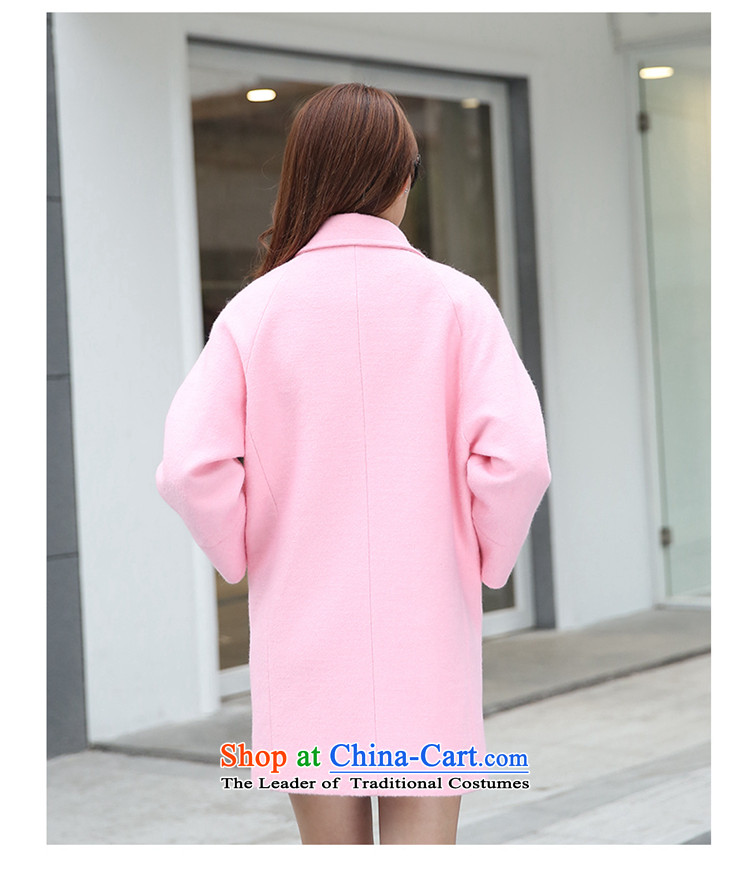 Sin has 2015 autumn and winter new Korean fan Sau San video skinny Heung-wind-up in gross? jacket long a wool coat blue L picture, prices, brand platters! The elections are supplied in the national character of distribution, so action, buy now enjoy more preferential! As soon as possible.