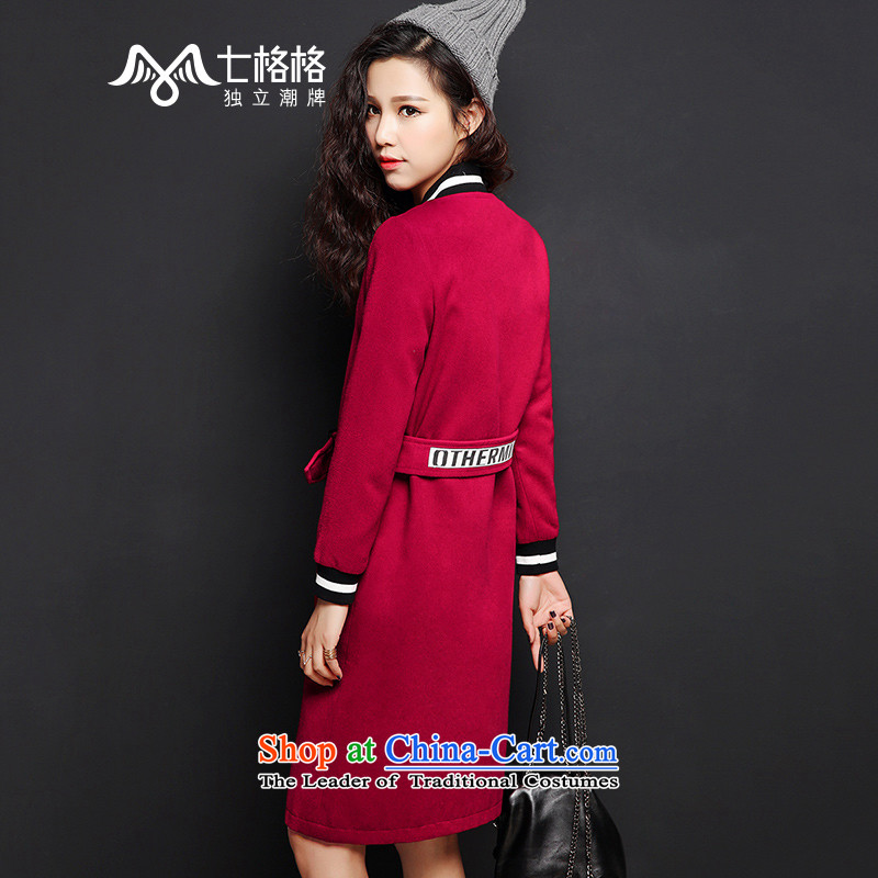 The interpolator 7 New Europe and the 2015 winter wind baseball tether a long coat female wine red 7 S, pearl (OTHERMIX) , , , shopping on the Internet