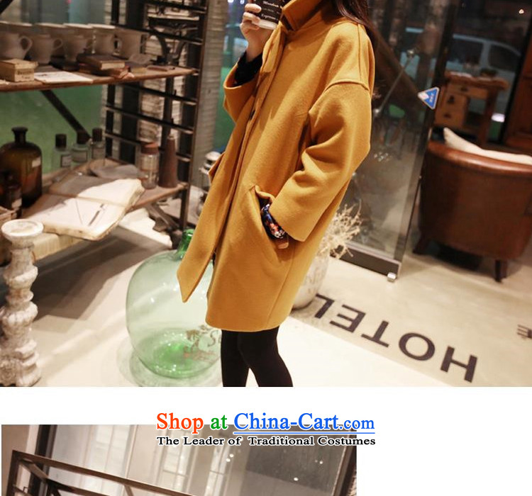 The achievement of the 2015 autumn and winter new Korean trendy code in women's long hair? jacket turmeric yellow M picture, prices, brand platters! The elections are supplied in the national character of distribution, so action, buy now enjoy more preferential! As soon as possible.