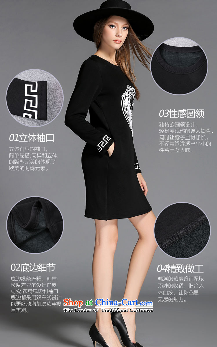 Rui Mei to large 2015 Fall/Winter Collections for women to new xl relaxd stylish stamp forming the thick wool dresses R2153 3XL black picture, prices, brand platters! The elections are supplied in the national character of distribution, so action, buy now enjoy more preferential! As soon as possible.