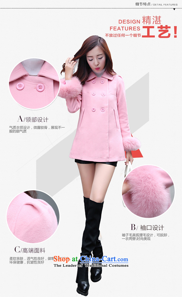In accordance with the proposals for winter 2015 Gigi Lai new medium to long term, a typeface thick hair? female Korean jacket coat women? gross pink L picture, prices, brand platters! The elections are supplied in the national character of distribution, so action, buy now enjoy more preferential! As soon as possible.