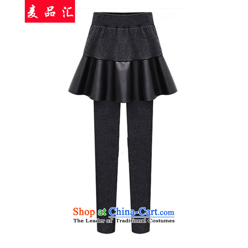 Mr Hui 2015 autumn and winter, new to xl leave two solid skort trousers thick mm stitching, through Sau San video thin black 5XL, 390 pants, forming the basis for the removals by sinks Mak shopping on the Internet has been pressed.