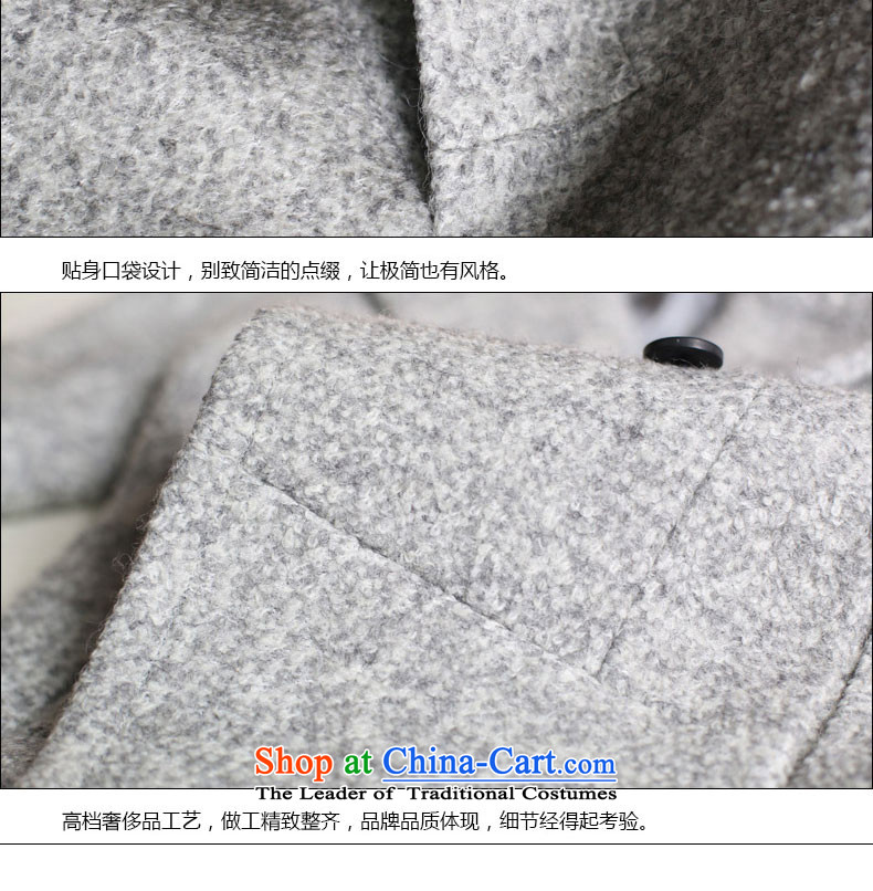 The Korean version of Crystal Princess 158 gross? female Korean version of the jacket long autumn and winter New Sau San Mao? coats Light Gray L picture, prices, brand platters! The elections are supplied in the national character of distribution, so action, buy now enjoy more preferential! As soon as possible.