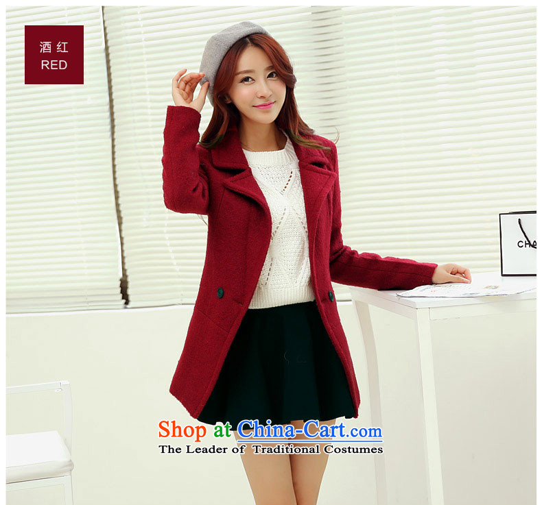 The Korean version of Crystal Princess 158 gross? female Korean version of the jacket long autumn and winter New Sau San Mao? coats Light Gray L picture, prices, brand platters! The elections are supplied in the national character of distribution, so action, buy now enjoy more preferential! As soon as possible.