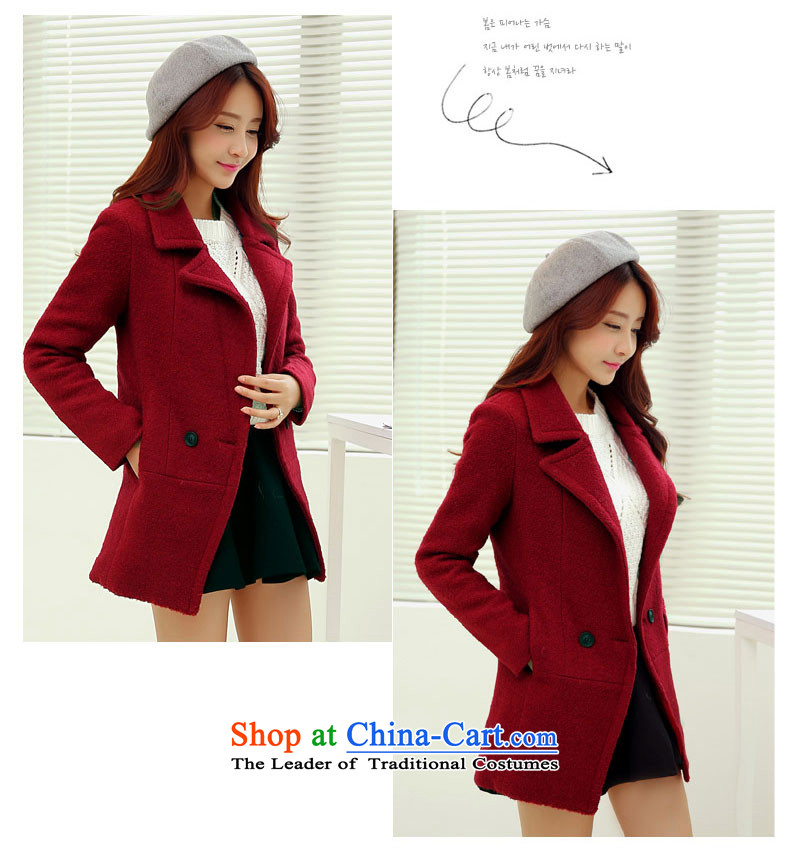 The Korean version of Crystal Princess 158 gross? female Korean version of the jacket long autumn and winter New Sau San Mao? coats Light Gray L picture, prices, brand platters! The elections are supplied in the national character of distribution, so action, buy now enjoy more preferential! As soon as possible.