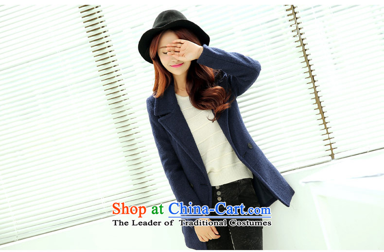 The Korean version of Crystal Princess 158 gross? female Korean version of the jacket long autumn and winter New Sau San Mao? coats Light Gray L picture, prices, brand platters! The elections are supplied in the national character of distribution, so action, buy now enjoy more preferential! As soon as possible.