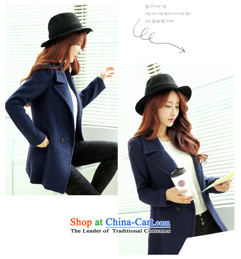 The Korean version of Crystal Princess 158 gross? female Korean version of the jacket long autumn and winter New Sau San Mao? coats Light Gray L picture, prices, brand platters! The elections are supplied in the national character of distribution, so action, buy now enjoy more preferential! As soon as possible.