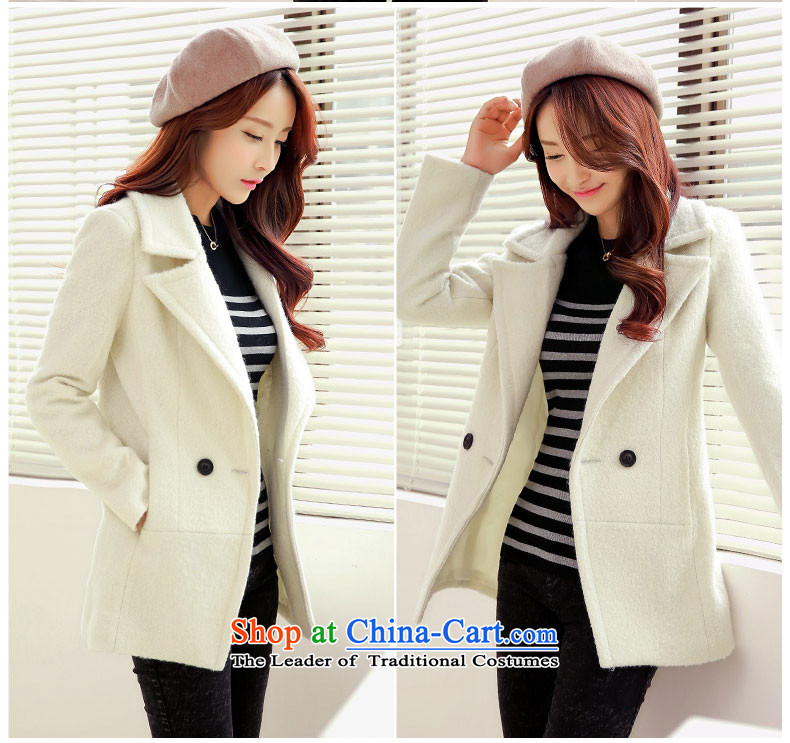 The Korean version of Crystal Princess 158 gross? female Korean version of the jacket long autumn and winter New Sau San Mao? coats Light Gray L picture, prices, brand platters! The elections are supplied in the national character of distribution, so action, buy now enjoy more preferential! As soon as possible.