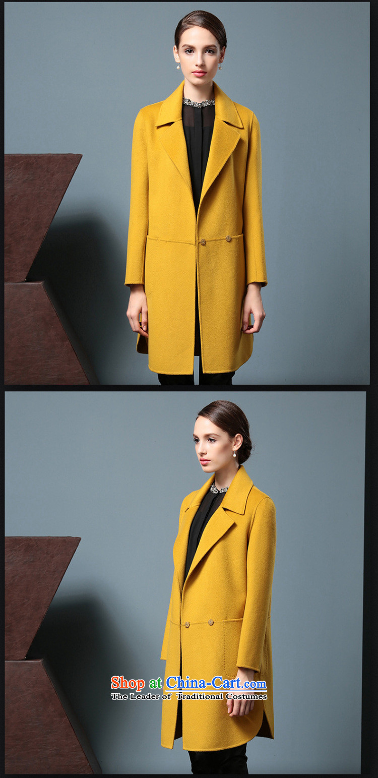 Charlene Choi Gigi Lai early high-end 2-sided wool Zhuang coats women 2015? New fall inside the girl in gross? jacket long cashmere a wool coat wine red L picture, prices, brand platters! The elections are supplied in the national character of distribution, so action, buy now enjoy more preferential! As soon as possible.