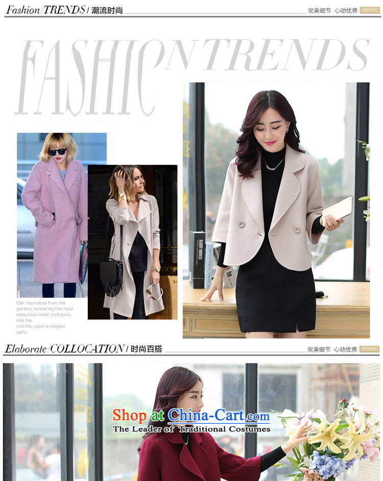 Cayman commercial silk ceremony? jacket female short hair, 2015 autumn and winter new Korean small Heung-Sau San thick hair for normal double-mui color coats gross? 3118 M picture, prices, brand platters! The elections are supplied in the national character of distribution, so action, buy now enjoy more preferential! As soon as possible.